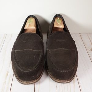 Allen Edmonds Wooster St Loafer 9 3E (EEE) Brown SUEDE  MADE IN USA